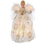 16 Santas Workshop 3032 Elegance Angel Tree Topper Silver